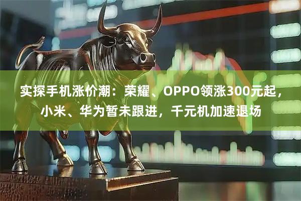 实探手机涨价潮：荣耀、OPPO领涨300元起，小米、华为暂未跟进，千元机加速退场