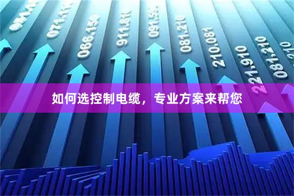 如何选控制电缆，专业方案来帮您